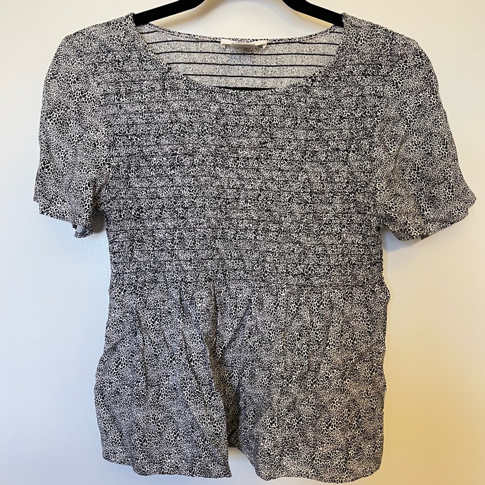 Urban Romantics Leopard Peplum Top